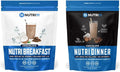 NutriBreakfast &amp NutriDinner by Nutrillermo | Chocolate Collagen Bundle | Grass-Fed Collagen with MCT Oil Magnesium &amp B-Vitamins