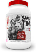 5% Nutrition Rich Piana Shake Time | 24g Animal Based Protein Drink | Grass-Fed Beef Isolate Chicken Whole Egg | No Sugar or Soy (Birthday Cake)