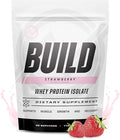 Outwork Nutrition Whey Isolate Protein Powder - Accelerates Muscle Building &amp Recovery - Low Lactose Gluten-Free - Post Workout Supplement - Enhanced Protein Synthesis Strawberry 1.8lbs