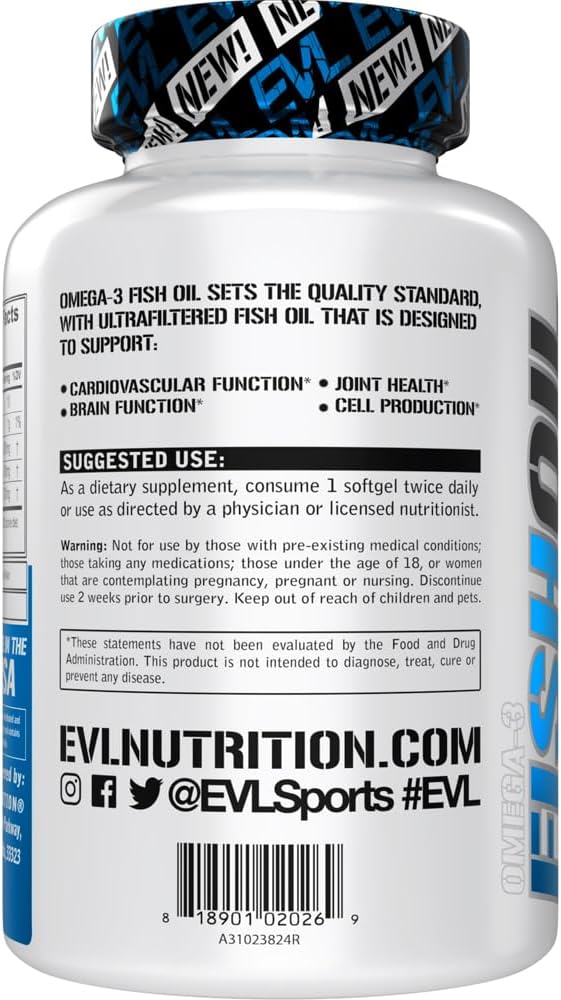 LeanMode Multipurpose Fat Loss Support Supplement (50 Servings) Plus High Strength Omega 3 Fish Oil (120 Servings)