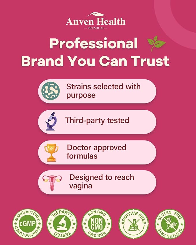 Vaginal Probiotics for Women pH Balance with Prebiotics - 60 Billion Womens Probiotic for Vaginal Flora Odor Yeast &amp Digestive Health with Saffron Cranberry Vegan &amp Non-GMO | 270 Caps