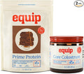 Equip Foods Prime Protein Powder Chocolate &amp Core Colostrum Powder