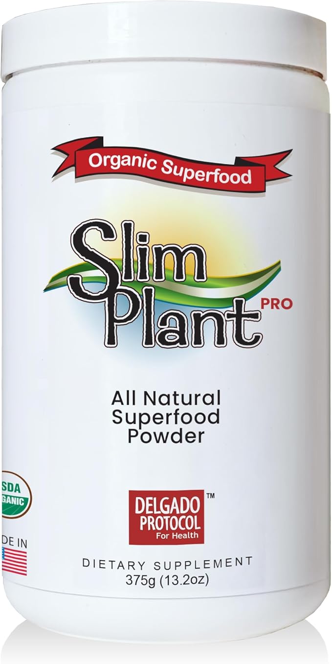 SlimPlant Pro - All Natural Superfood Protein Powder w/ 35 Vitamins Minerals and Whole Food-Sourced Ingredients (13.2 Ounces)