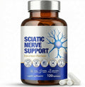Sciatic Nerve Health Support Supplement 120 Capsules Advanced Nerve Support Capsules with R-ALA Benfotiamine &amp Vitamin B Complex Supports Back Leg &amp Glute Comfort Vegan Non-GMO