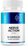Nerve Action Capsules NerveAction Pills with Advanced Maximum Strength Neuropathy Supplement Health Function Support Vitamins Premium Wellness Formula All-Natural Ingredients Capsulas (60 capsules)