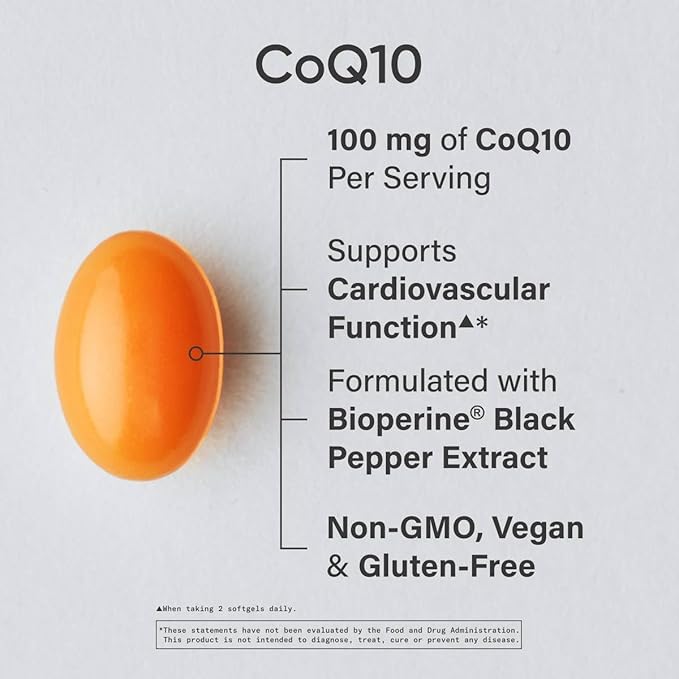 Sports Research® Celular Energy Pack - Plant Based Vitamin B12 as Methylcobalamin 5000mcg + CoQ10 100mg Enhanced w/Coconut Oil &amp Bioperine + High-Absorption Magtein® 2000mg