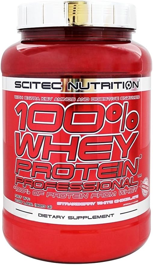 Scitec Nutrition 100% Whey Protein Professional - 2.03 Pound Strawberry White Chocolate