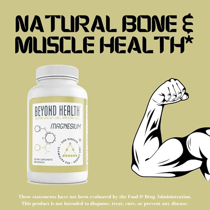 Beyond Health Magnesium - Supplement for Relaxation - 100 Ct