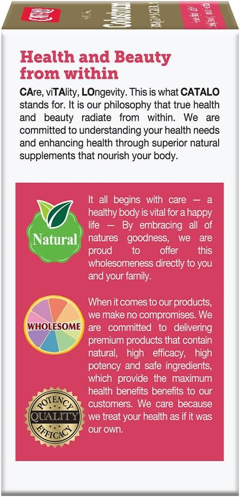 CATALO Bovine Colostrum Supplement for Women &amp Men - 30% IgG Immunoglobulins Formula - 500mg Colostrum Extract per Capsule - Plant-Based Capsules 30 Capsules