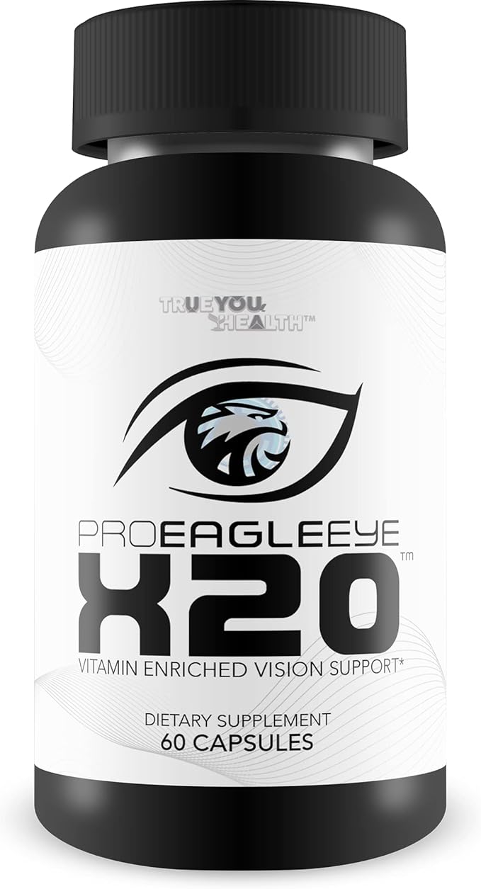 Pro EagleEye x20 - Vitamin Enriched Vision Support - Multi-Vitamin &amp Mineral Vision Supplement - Aid Eye Sight &amp Eye Health - Pro Eagle Eye X20 Vitamins to Strengthen Vision - Aid Details