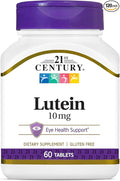 21st Century Lutein 10 mg - 60 Tablets Pack of 2