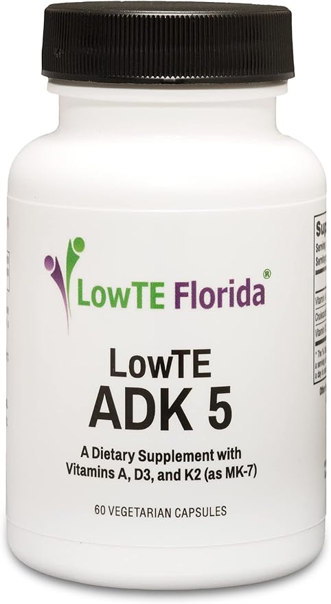 ADK 5 - Multivitamin Including Vitamin D3 5000 iu Vitamin K2 mk-7 &amp Vitamin A for Strong Bones &amp Teeth* Arterial Health &amp Immune Support* Gluten Free (60 Day Supply)