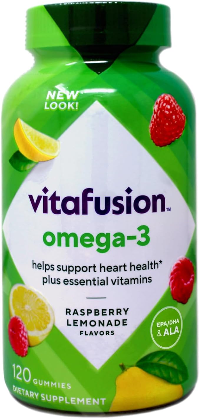 Vitafusion Omega-3 wJlCc Gummies - 120 Count (4 Pack) AznDH