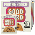 Chocolate Chip Protein Cookie Soft &amp Chewy High Protein Snack Gluten-Free Grain-Free Dairy-Free No Seed Oils No Refined Sugars Made with Almond Butter &amp Collagen 12-Pack