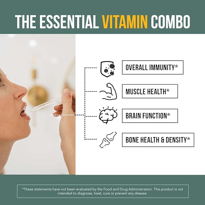 Organic Plant D3 K2 vitamin 10000 iu - All-Trans MK7 from MenaQ7 (120 mcg K2) - 100% Organic &amp Plant-Based Sublingual D3 Drops 10000 iu (Cholecalciferol) 100% Vegan - Supports Immunity Bone Br
