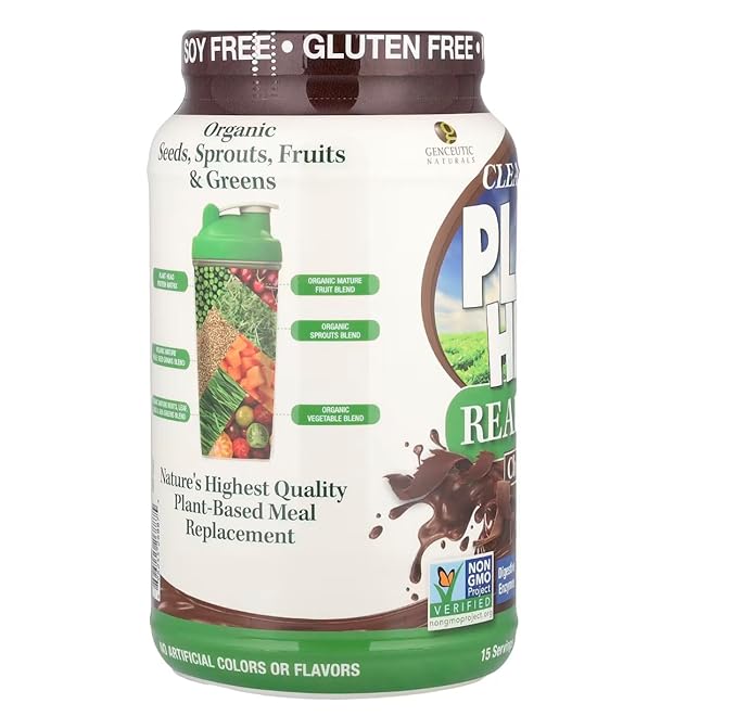 Genceutic Naturals Chocolate Plant Head Real Meal 2.3 Pound