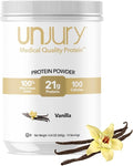 Unjury Whey Protein Powder | Vanilla | 21g 100% Whey Isolate Protein Powder | Low Carb and Lactose Free | Gluten Free | Certified Kosher | 15 Servings
