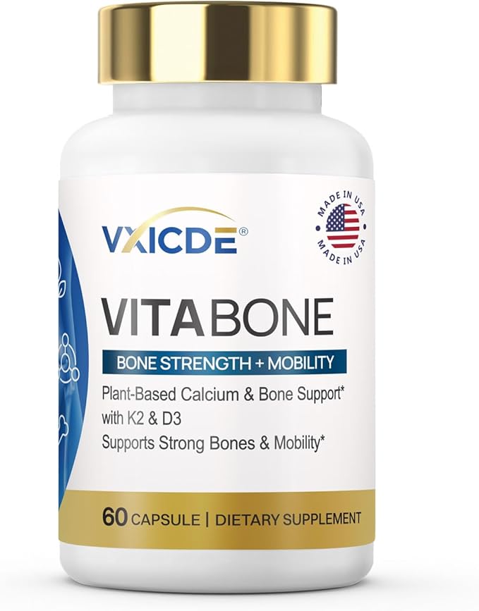 Calcium 500 mg with Vitamin D3 | 60 Softgels | Absorbable Calcium Supplement | Non-GMO Gluten Free Calcium Supplement