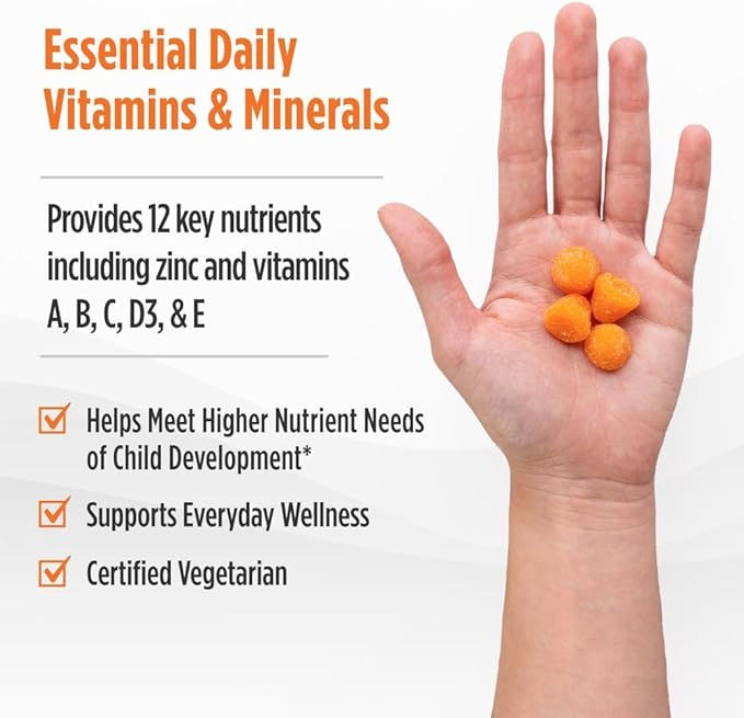 Nordic Naturals Nordic Berries Citrus - 200 Gummy Berries - Great-Tasting Multivitamin for Ages 3+ - Growth Development Optimal Wellness - Non-GMO Vegetarian - 50 Servings