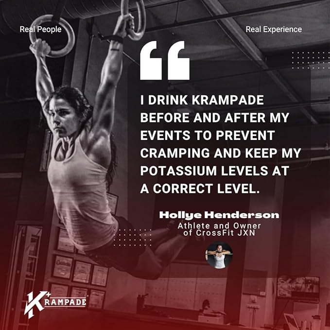 Krampade High Fiber High Potassium Electrolyte Powder Lemon Lime 9g Dietary Fiber 3950mg Electrolytes 2000mg Potassium 50mg Magnesium Digestive Health Support Leg Cramp Relief 19 Servings