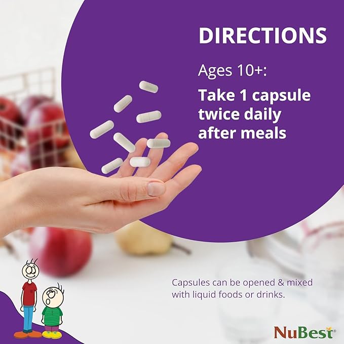 NuBest Bundle Tall 10+ 60 Capsules Tall Kids 90 Chewable Tablets | Height Growth Support for Kids &amp Teens | Calcium Vitamins D3 K2 Collagen &amp Herbal Blend