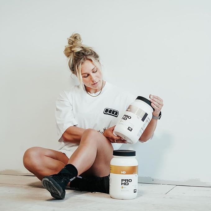 HD MUSCLE ProHD Protein | 100% Grass Fed Whey Isolate | 25g Protein 106 Calories 0g Fat | Zero Fillers or Amino Spiking | 2.1 Pound 30 Servings (Maple Waffles)