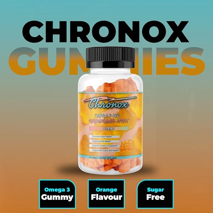 Omega 3 Fish Oil Supplement - Orange Flavor Chewable Fish Oil Gummies with a Soft Texture - Non-GMO Omega 3 Supplement Gummies Make Wellness Simple- Easy-To-Take Fish Oil Gummy You Can Enjoy Every Day