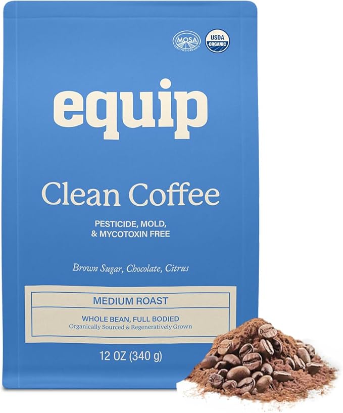 Equip Foods Prime Protein Powder Vanilla &amp Gold Standard Clean Coffee