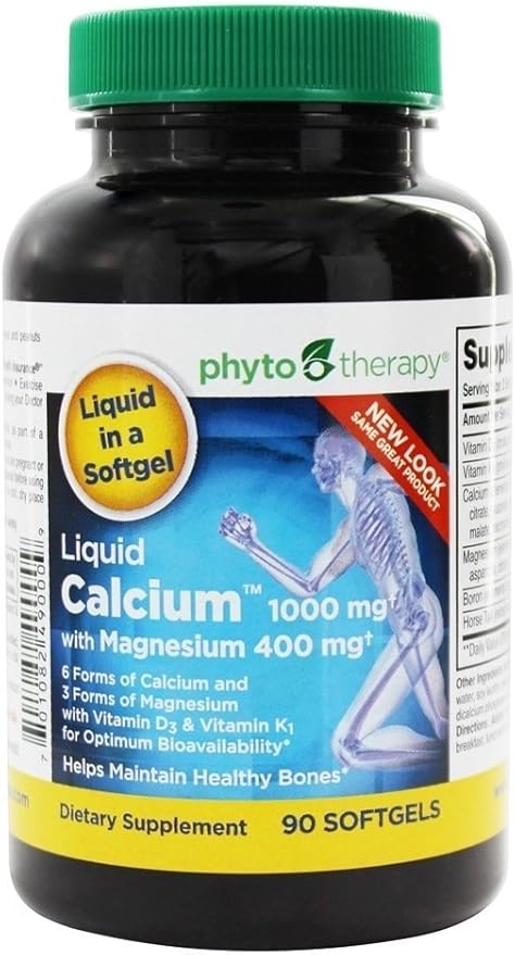Phyto Therapy Liquid Calcium Single 90 Count