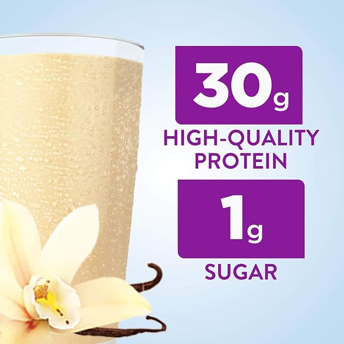 Ensure Max Protein Nutrition Shake with 30g of Protein &amp Max Protein Nutrition Shake with 30g of Protein 1g of Sugar High Protein Shake Creamy Strawberry 11 fl oz (Pack of 12)