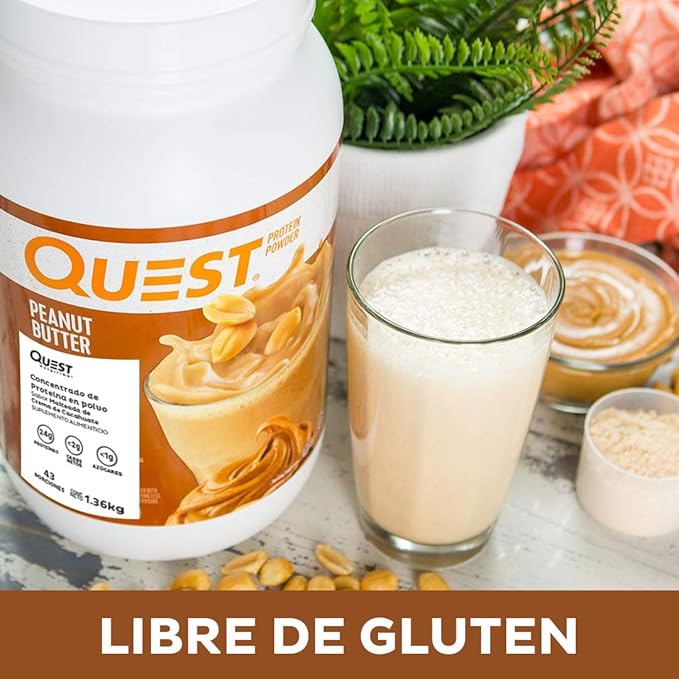 Quest Peanut Butter 23g &amp Salted Caramel 26g Protein Powders Bundle Low Carb Gluten Free 43 &amp 24 Servings
