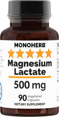Magnesium Lactate 500 mg - 90 Vegetarian Capsule