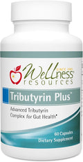 Wellness Resources Tributyrin Plus Postbiotic Supplement for Gut Health with High Absorption ButyraGen Tributyrin Complex (800mg per Two Capsules 60 Veggie Capsules)