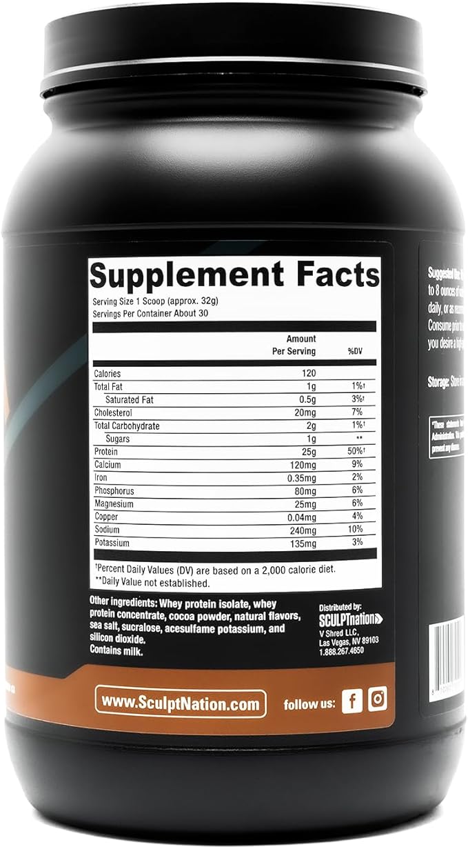 Sculpt Nation by V Shred Protein Chocolate and Apple Cider Vinegar Bundle