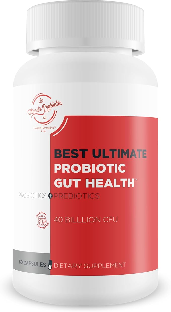 Best Ultimate Probiotic Gut Health - Our Best Total Gut Probiotic - Ultimate 11 Strain Probiotics &amp Prebiotic Formula to Restore Gut Health - Leaky Gut Supplement - Acid Reflux Probiotics