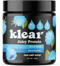 Klear - Clear Protein Powder Wild Blue Raspberry Lactose-Free Protein Powder 20g Protein Whey Isolate 0 Sugar 16 Servings Keto-Friendly Protein Isolate Mix Water Shake for Clear Protein Drink