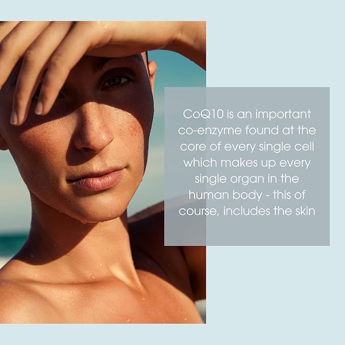 Consult Beaute XTERNA-Q COEnzyme Q10 Anti-Aging Serum for Face and Neck Smoothing CoQ10 Peptides Bergamot Fruit Oil Antioxidant Skin Care 1 Fl. Oz.