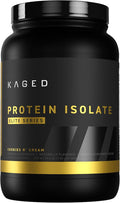 Kaged Whey Protein Isolate Elite Powder | Cookies &amp Cream | Whey Casein &amp Milk Protein Blend | Post Workout Recovery Drink | Supports Muscle Building | Supplements for Men &amp Women | 2 lb