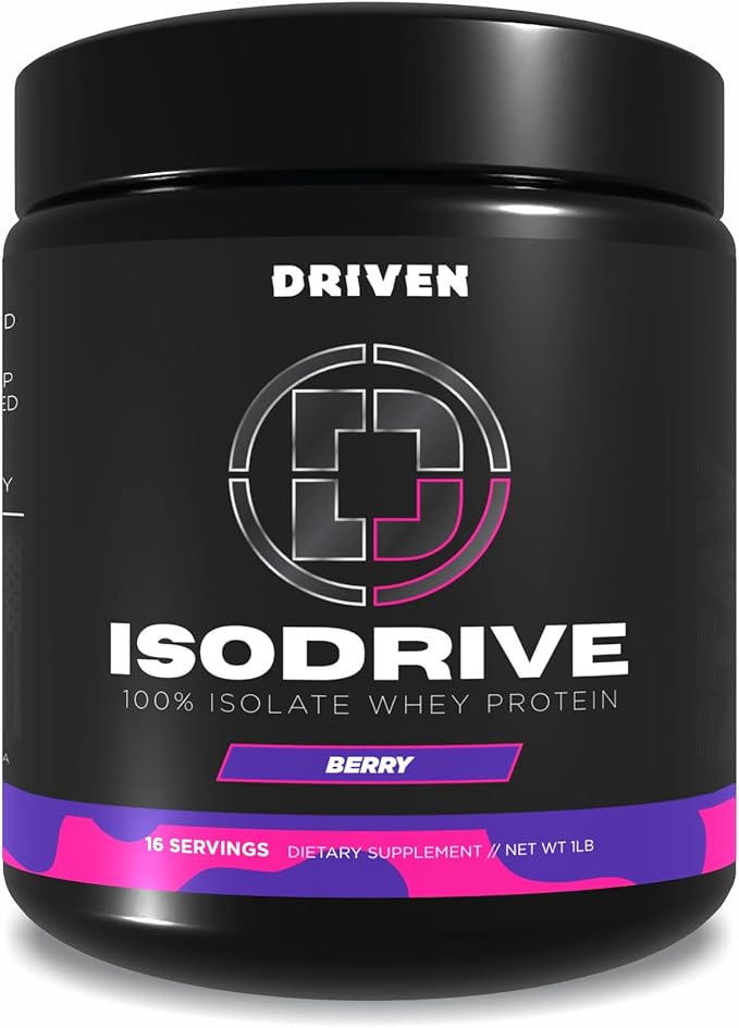 Driven Nutrition ISODRIVE Premium Whey Isolate (1lb Berry)