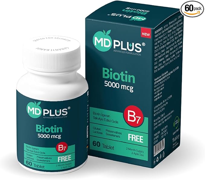 Md Plus Advanced Hair Biotin 5000 Mcg 60 Tablet