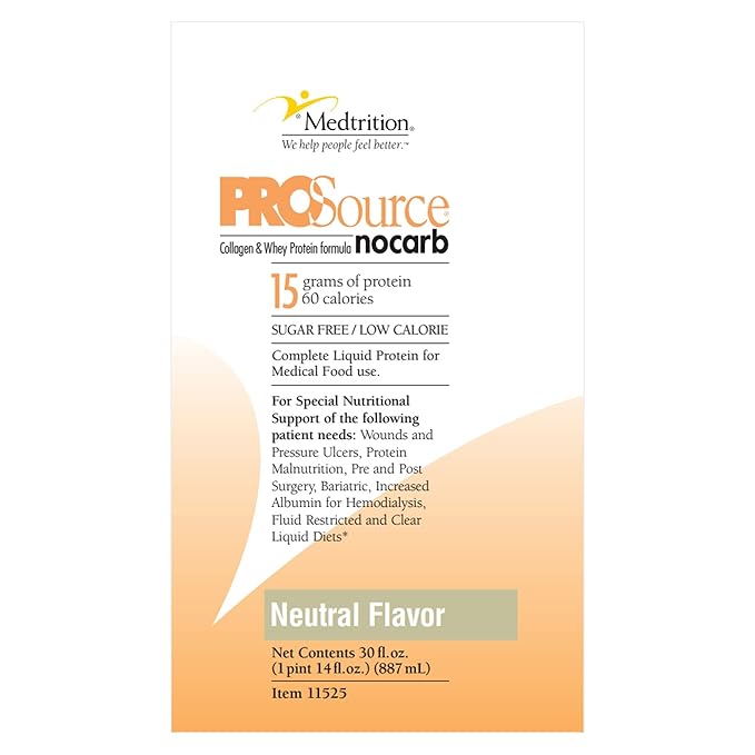 ProSource NoCarb Liquid Protein Neutral Flavor 30 Ounce Bottle - 1/Each