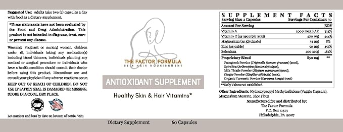 Hair Vitamins for Women – Biotin-Free Hair Skin &amp Nails Supplement for Hair Growth &amp Healthy Skin – Daily Beauty Support – 60 Capsules