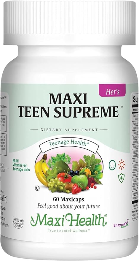 Multivitamin for Teens His and Hers 120 Maxicaps Bundle