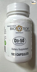 D3-50 100 Capsules BIO-TECH