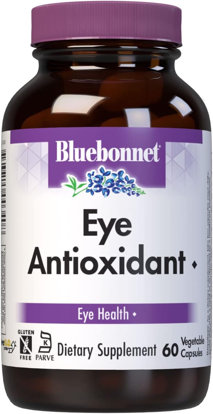 BlueBonnet Eye Antioxidant with Zeaxanthin Formula Vegetarian Capsules 60 Count