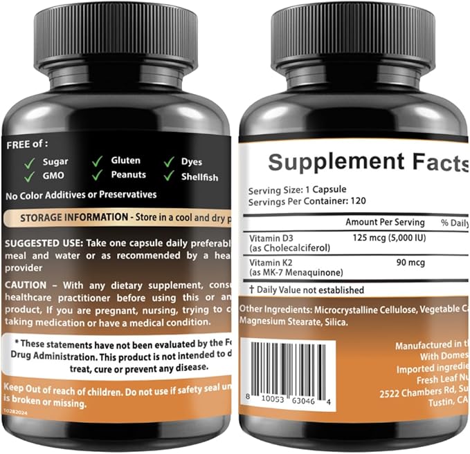 Biotin Collagen Keratin with Vitamin D3 K2 Complex