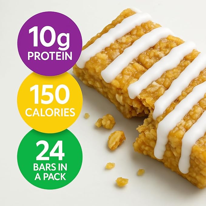 HMR Bar Lemon Protein Bar | 10g of Protein | Nutritious Snack to Support Weight Maintenance | Low Calorie Dessert | | 24 Count
