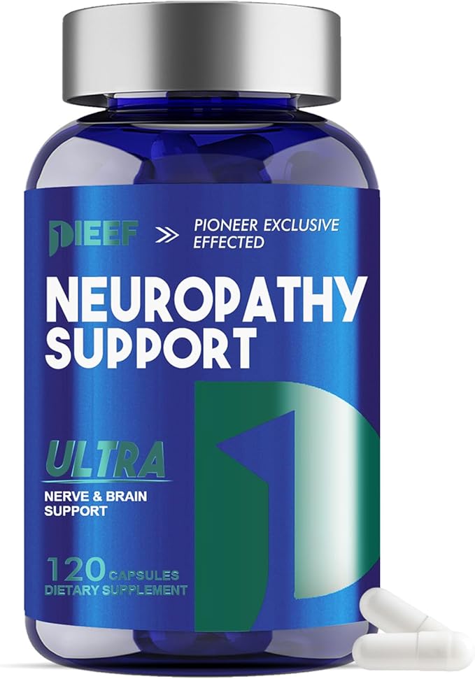 Nerve Savior Neuropathy Supplement 120 Capsules with 600mg Alpha Lipoic Acid &amp Benfotiamine Specially Formulated for Nerve Health in Hands Fingers Feet and Toes