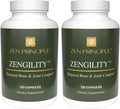Zen Principle Zengility Joint Support &amp Bone Strength Supplement Fast-Acting Relief with Glucosamine MSM Plant Calcium Vitamin K2 &amp D3 Vegan Formula for Mobility &amp Comfort 240 Capsule