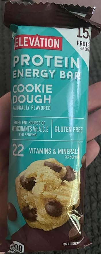 Generic DELICIOUS Gluten Free Cookie Dough Protein Energy Bars 4 Boxes 32 Total Bars